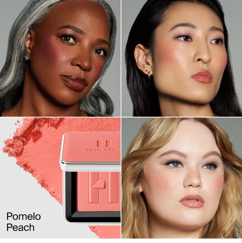 Haus Labs Talc-Free Blush W/ Frmnted Arnica POMELO PEACH. - Picture 3 of 7